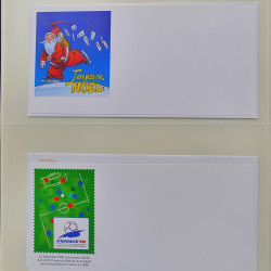 Collection d'entiers postaux, aérogrammes de France en 2 albums.