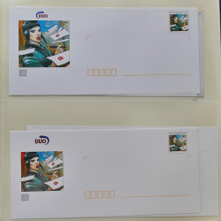 Collection d'entiers postaux, aérogrammes de France en 2 albums.