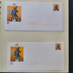 Collection d'entiers postaux, aérogrammes de France en 2 albums.