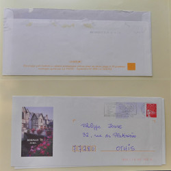 Collection d'entiers postaux, aérogrammes de France en 2 albums.