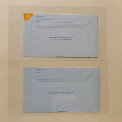 Collection d'entiers postaux, aérogrammes de France en 2 albums.