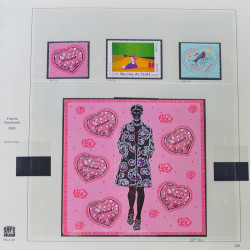 Collection timbres de France 2005-2006 neufs** et oblitérés complet en album Safe.