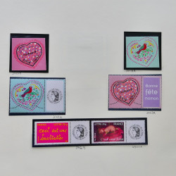 Collection timbres de France 2005-2006 neufs** et oblitérés complet en album Safe.