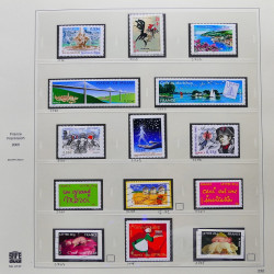 Collection timbres de France 2005-2006 neufs** et oblitérés complet en album Safe.
