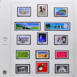 Collection timbres de France 2005-2006 neufs** et oblitérés complet en album Safe.