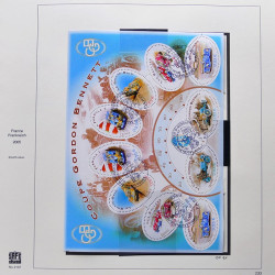 Collection timbres de France 2005-2006 neufs** et oblitérés complet en album Safe.