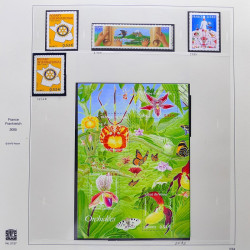 Collection timbres de France 2005-2006 neufs** et oblitérés complet en album Safe.