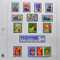 Collection timbres de France 2005-2006 neufs** et oblitérés complet en album Safe.