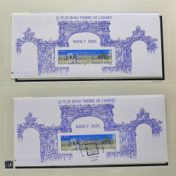 Collection timbres de France 2005-2006 neufs** et oblitérés complet en album Safe.