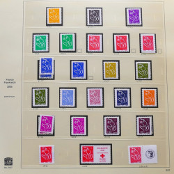 Collection timbres de France 2005-2006 neufs** et oblitérés complet en album Safe.