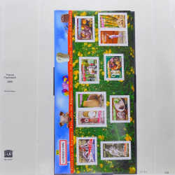 Collection timbres de France 2005-2006 neufs** et oblitérés complet en album Safe.