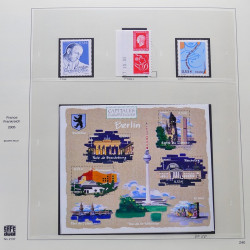 Collection timbres de France 2005-2006 neufs** et oblitérés complet en album Safe.