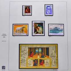 Collection timbres de France 2005-2006 neufs** et oblitérés complet en album Safe.