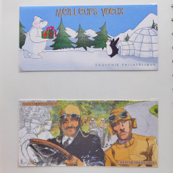 Collection timbres de France 2005-2006 neufs** et oblitérés complet en album Safe.