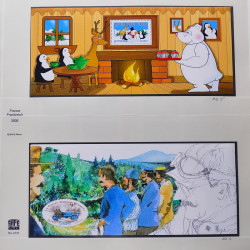 Collection timbres de France 2005-2006 neufs** et oblitérés complet en album Safe.