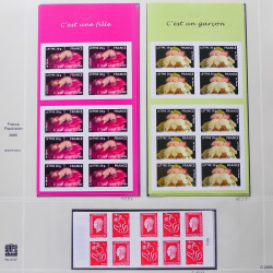 Collection timbres de France 2005-2006 neufs** et oblitérés complet en album Safe.