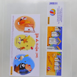 Collection timbres de France 2005-2006 neufs** et oblitérés complet en album Safe.