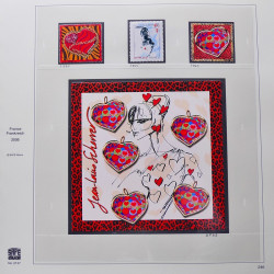 Collection timbres de France 2005-2006 neufs** et oblitérés complet en album Safe.