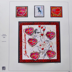 Collection timbres de France 2005-2006 neufs** et oblitérés complet en album Safe.