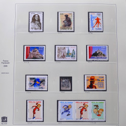 Collection timbres de France 2005-2006 neufs** et oblitérés complet en album Safe.