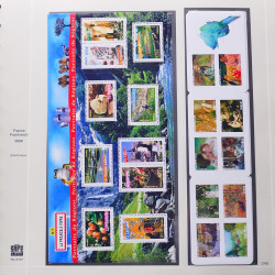 Collection timbres de France 2005-2006 neufs** et oblitérés complet en album Safe.