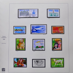 Collection timbres de France 2005-2006 neufs** et oblitérés complet en album Safe.