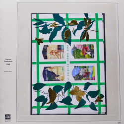 Collection timbres de France 2005-2006 neufs** et oblitérés complet en album Safe.