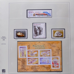 Collection timbres de France 2005-2006 neufs** et oblitérés complet en album Safe.