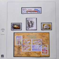Collection timbres de France 2005-2006 neufs** et oblitérés complet en album Safe.