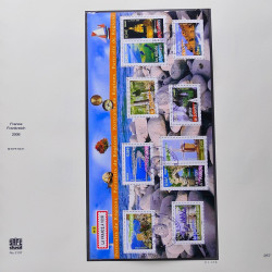 Collection timbres de France 2005-2006 neufs** et oblitérés complet en album Safe.