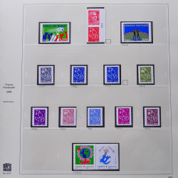 Collection timbres de France 2005-2006 neufs** et oblitérés complet en album Safe.
