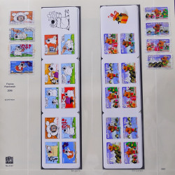 Collection timbres de France 2005-2006 neufs** et oblitérés complet en album Safe.