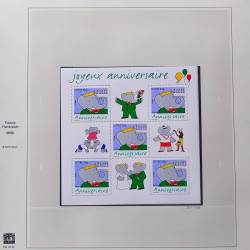 Collection timbres de France 2005-2006 neufs** et oblitérés complet en album Safe.
