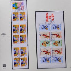 Collection timbres de France 2005-2006 neufs** et oblitérés complet en album Safe.