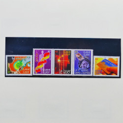 Collection timbres de France 2001-2002 neufs** et oblitérés complet en album Safe.