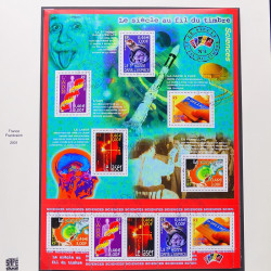 Collection timbres de France 2001-2002 neufs** et oblitérés complet en album Safe.
