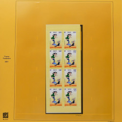 Collection timbres de France 2001-2002 neufs** et oblitérés complet en album Safe.