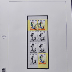Collection timbres de France 2001-2002 neufs** et oblitérés complet en album Safe.
