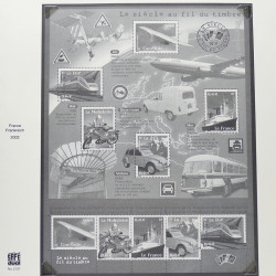Collection timbres de France 2001-2002 neufs** et oblitérés complet en album Safe.