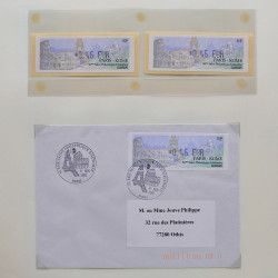 Collection timbres de France 2001-2002 neufs** et oblitérés complet en album Safe.