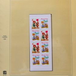 Collection timbres de France 2001-2002 neufs** et oblitérés complet en album Safe.