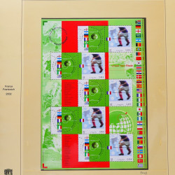 Collection timbres de France 2001-2002 neufs** et oblitérés complet en album Safe.