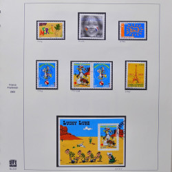 Collection timbres de France 2003-2004 neufs** et oblitérés complet en album Safe.