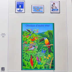Collection timbres de France 2003-2004 neufs** et oblitérés complet en album Safe.