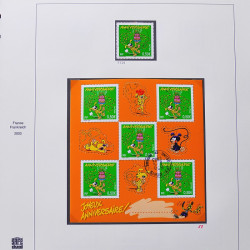 Collection timbres de France 2003-2004 neufs** et oblitérés complet en album Safe.