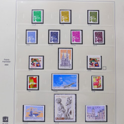 Collection timbres de France 2003-2004 neufs** et oblitérés complet en album Safe.