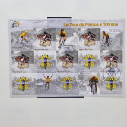 Collection timbres de France 2003-2004 neufs** et oblitérés complet en album Safe.