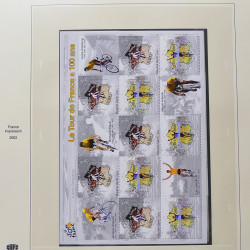 Collection timbres de France 2003-2004 neufs** et oblitérés complet en album Safe.