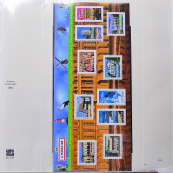 Collection timbres de France 2003-2004 neufs** et oblitérés complet en album Safe.
