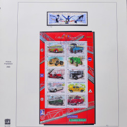 Collection timbres de France 2003-2004 neufs** et oblitérés complet en album Safe.